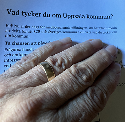 Enkät från SCB om Uppsala kommun