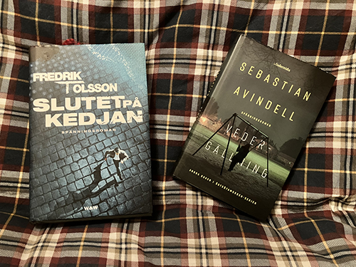 Böckerna Slutet på kedjan och Vedergällning