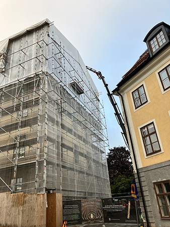 Gustavianum inpackat under renovering