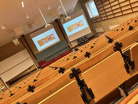 Hörsal tre på Ekonomikum