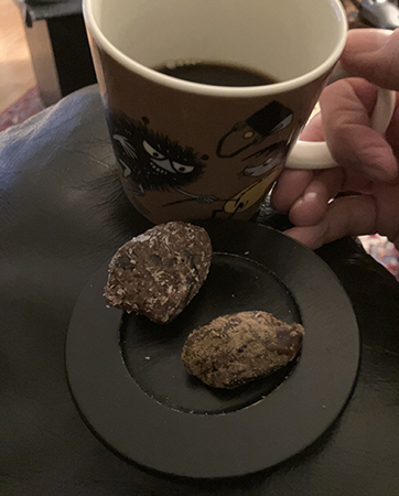 Fikon till kvällskaffet