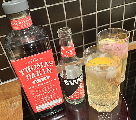 JulGT med julkryddad tonic och Thomas Dakin gin