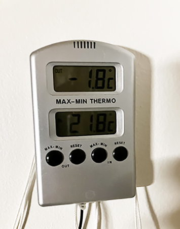 Minus 1 komma 8 grader den 2 nov 2023