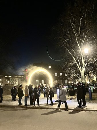 Parken vid Domkyrkan Allt ljus på Uppsala 2023