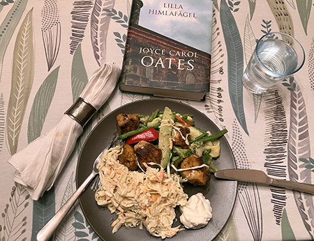 Matlådemiddag från Korgtassen kyckling grönsaker cole slaw