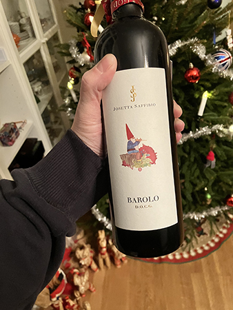 Josetta Safifrio Barolo julklappsvin från Anna 2022