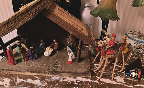 Julkrubban med sex vise män 2023