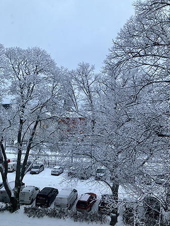 Vinterbild Österplansparkeringen