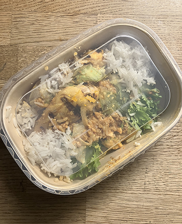 Matlåda med rester från Koh Phangan