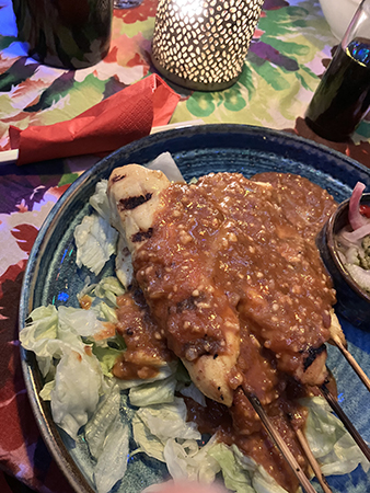 Gai Satay på Koh Phangan