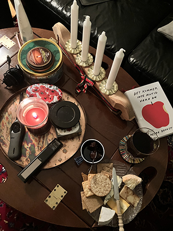 Ostassiett adventsljusstake och Det kommer inte alltid att vara du