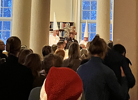 Stjärngossar pepparkaksgubbe och tomtehuvud Carolina Rediviva Lucia 2023