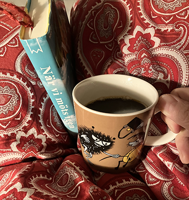 Slutet på När vi möts igen o kaffe på sängen