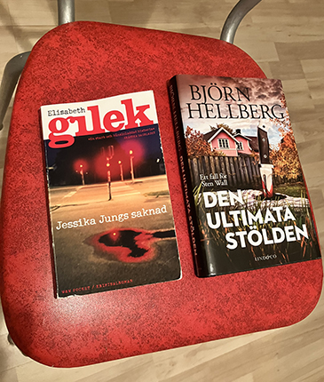 Böckerna Jessika Jungs saknad och Den ultimata stölden