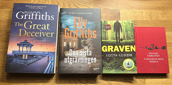 Böckerna The Great Deceiver Den sista utgrävningen Graven och I sällskap med döden