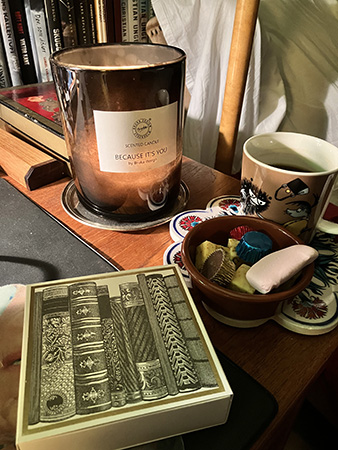 Kvällskaffe med julgodis