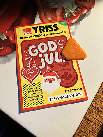 Trisslott o orange skrapare