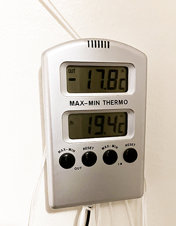 Nästan 18 minusgrader trettondagen 2024