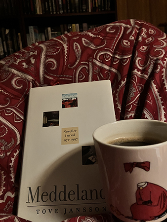 Boken Meddelande o kaffe på madrassen
