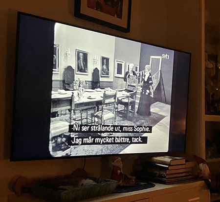 Grevinnan och betjänten nyårsafton 2023