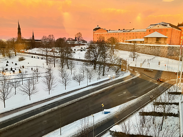 Solnedgång 10 jan 2024