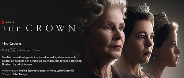The Crown drottningen