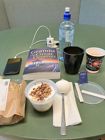 Jobblunch med boken The Great Deceiver