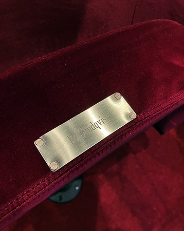 Bo Sundqvists stol i Humanistiska teatern