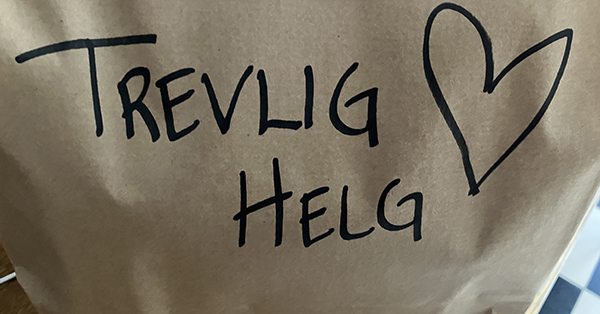 Trevlig helg hjärta