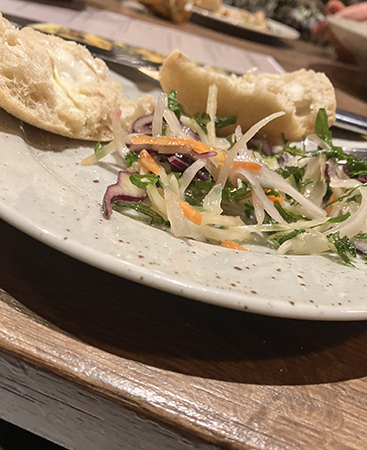 Bröd och sallad lunch Clarion