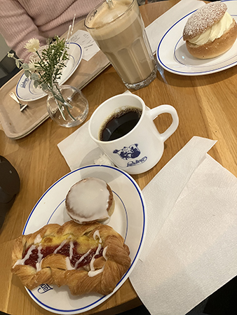 Söndagsfika på Landings med L och F