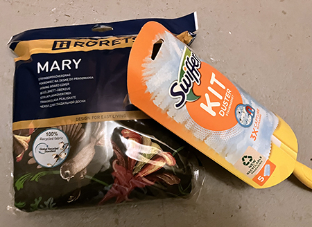 Strykbordsöverdrag och Swifferdammvippor