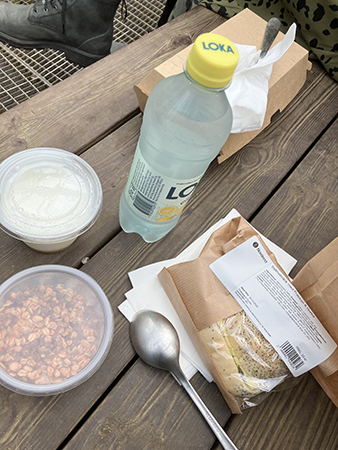 Lunch i Tropiska växthuset med I