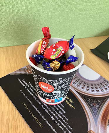 Påskgodis på jobbet