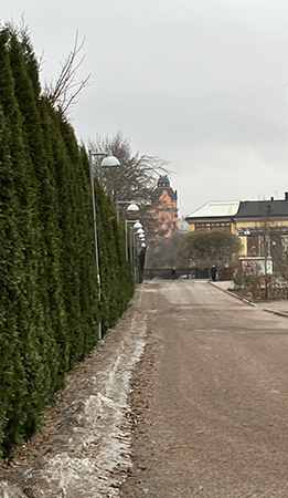 Utanför Botaniska trädgården