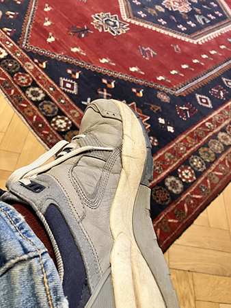 I väntrummet med gympaskor