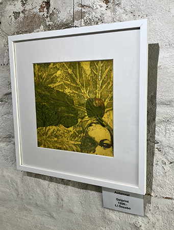 Verket Autumnal gelprint av Li Gessbo