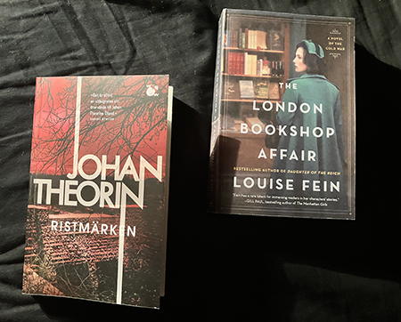 Böckerna Ristmärken och The London bookshop affair