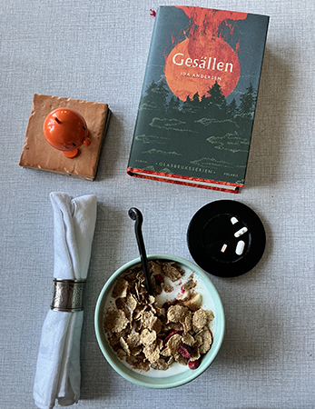 Filfrukost med medicin Hopptimisten och Gesällen