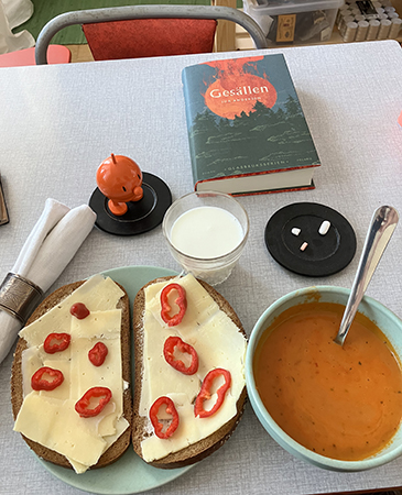 Toscansk tomatsoppa mackor Hopptimisten och Gesällen