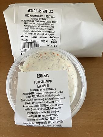 Skaldjurspaté lyx och romsås