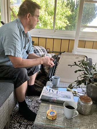 Finske Pinnen bjöd på fika o Motala tidning