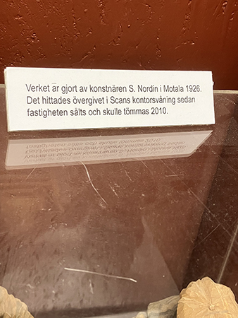 Grislakten ett verk av S Nordin från Motala Uppsals industrimuseum