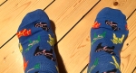 Happy socks med dalahästar