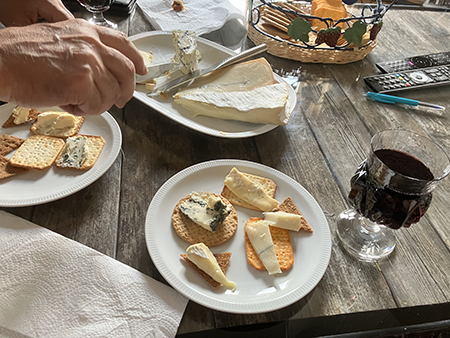 Goda ostar på kex och appassimentovin