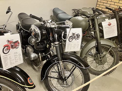 Motorcyklar Nymans Uppsala industrimuseum