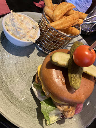 Kycklingburgare på Ströget