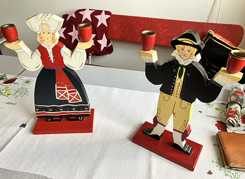 Mammas ljusflicka och ljuspojke