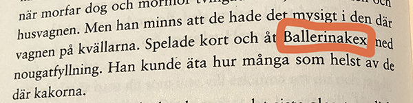 Ballerinakex i boken