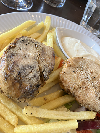 Kycklingfilé strips Hamnkrogen